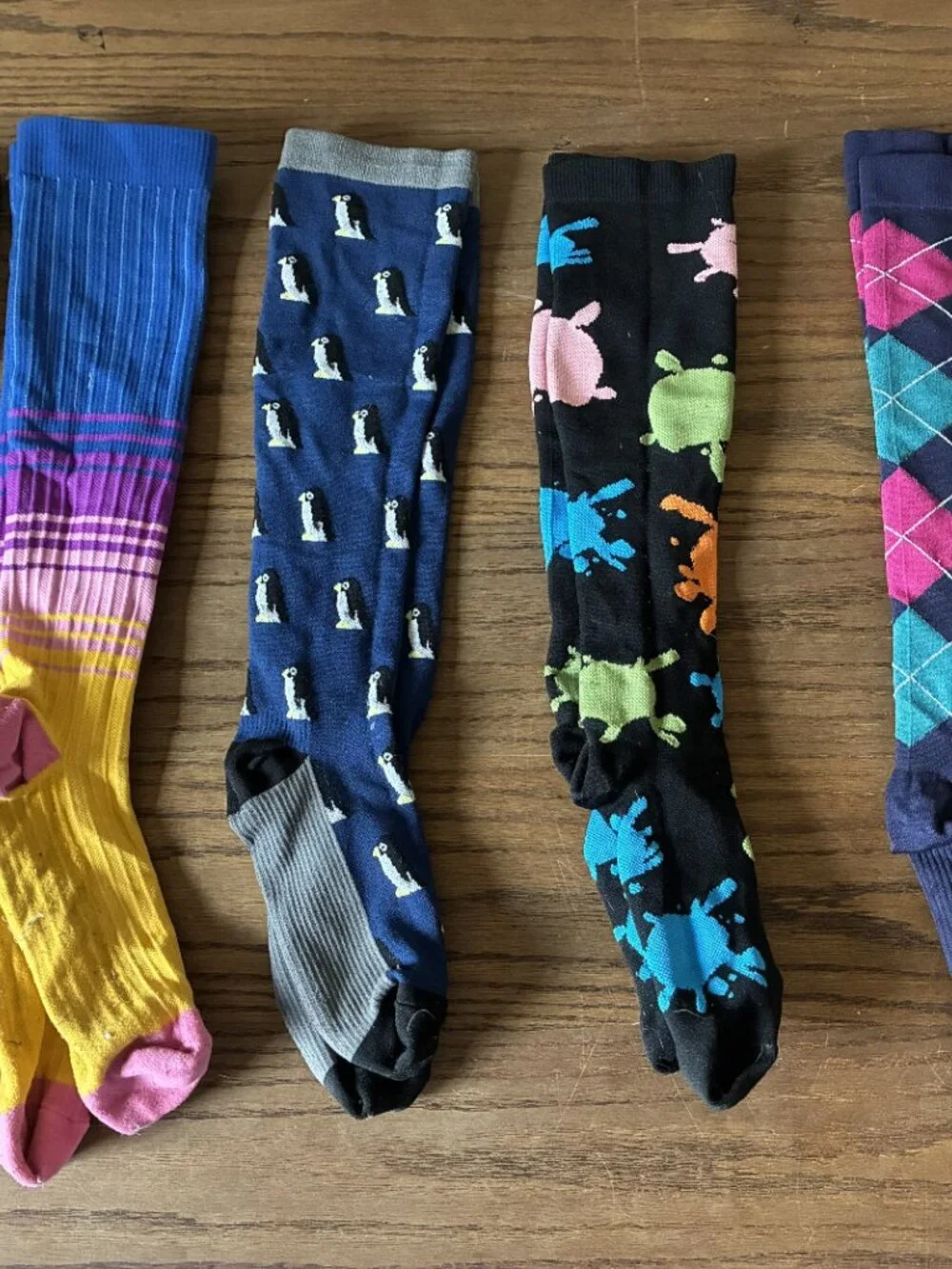 Compression Sock Lot (21Pairs); 5 still in Packaging; L/XL; Multicolor;